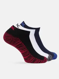 HRX by Hrithik Roshan Men Set of 3 Ankle Length Socks