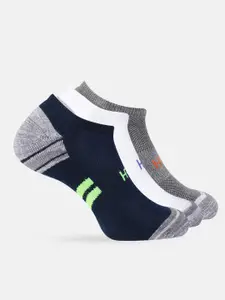 HRX by Hrithik Roshan Men Set of 3 Patterned Ankle-Length Socks