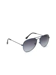 IRUS by IDEE Men Grey Lens & Blue Aviator Sunglasses with UV Protected Lens
