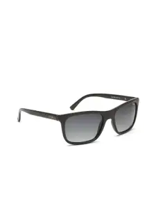 IRUS by IDEE Men Grey Lens & Green Square Sunglasses with UV Protected Lens