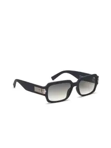 IRUS by IDEE Men Grey Lens & Blue Rectangle Sunglasses with UV Protected Lens