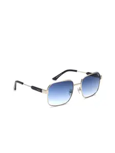 IRUS by IDEE Men Full Rim Square Sunglasses with UV Protected Lens IRS1258C4SG