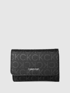 Calvin Klein Women Brand Logo Three Fold Wallet