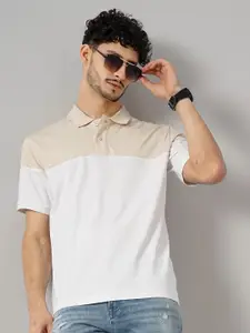 Celio Colourblocked Polo Collar Short Sleeves T-shirt