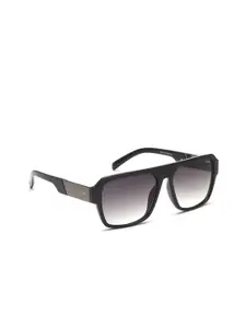 IRUS by IDEE Men Full Rim Square Sunglasses with UV Protected Lens IRS1261C1SG