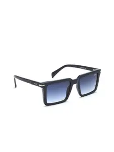 IRUS by IDEE Men Blue Lens & Blue Square Sunglasses with UV Protected Lens