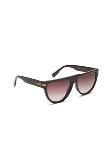 IRUS by IDEE Women Brown Lens & Brown Aviator Sunglasses with UV Protected Lens
