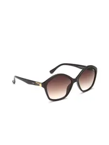 IRUS by IDEE Women Brown Lens & Brown Other Sunglasses with UV Protected Lens