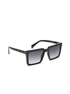 IRUS by IDEE Men Square Sunglasses with UV Protected Lens IRS1263C1SG