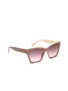 IRUS by IDEE Women Butterfly Sunglasses with UV Protected Lens IRS1249C4SG
