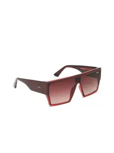 IRUS by IDEE Men Square Sunglasses with UV Protected Lens IRS1262C5SG