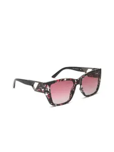 IRUS by IDEE Women Square Sunglasses with UV Protected Lens IRS1247C4SG