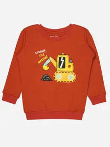 Bodycare Kids Boys Graphic Printed Fleece Pullover Sweatshirt