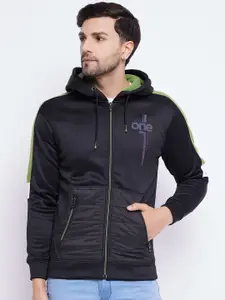 Duke Hooded Cotton Front Open Sweatshirt