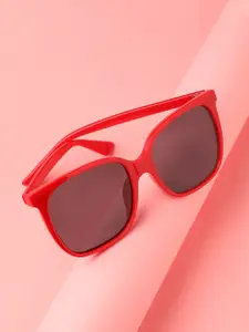 HAUTE SAUCE by  Campus Sutra HAUTE SAUCE by Campus Sutra Women Oversized Sunglasses With Polarised Lens