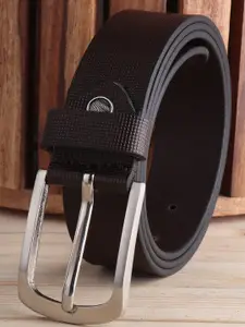 Provogue Men Textured Leather Formal Belt