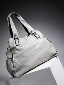 HAUTE SAUCE by  Campus Sutra HAUTE SAUCE by Campus Sutra Grey Leather Fashion