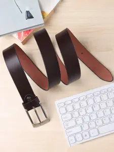 Provogue Men Textured Leather Formal Belt