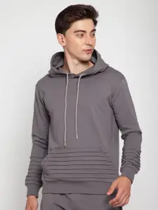 CAVA Men Grey Hooded Sweatshirt