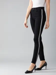Roadster Women Black Slim Fit Clean Look Stretchable Jeans