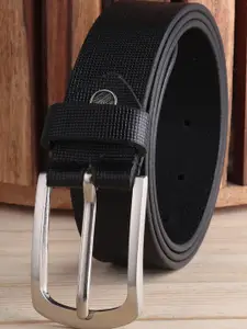 Provogue Men Textured Leather Formal Belt