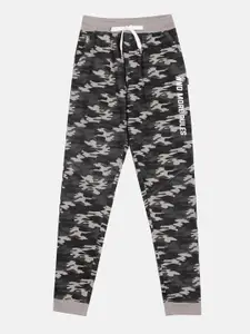 DIXCY SCOTT Boys Printed Cotton Mid-Rise Joggers
