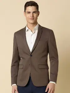 Allen Solly Notched Lapel Single Breasted Slim Fit Formal Blazers