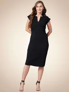 Selvia Bodycon Cap Sleeves Dress