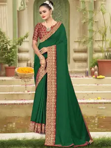 KALINI Embroidered Zari Saree