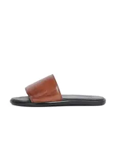 RARE RABBIT Men Leather Comfort Sandals