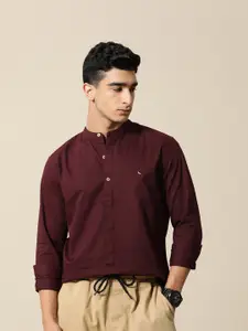 Mr Bowerbird Men Premium Solid Casual Shirt