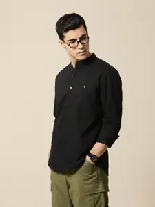 Mr Bowerbird Men Premium Solid Casual Shirt