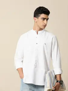 Mr Bowerbird Men Premium Solid Casual Shirt