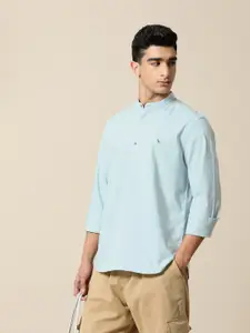 Mr Bowerbird Men Premium Solid Casual Shirt