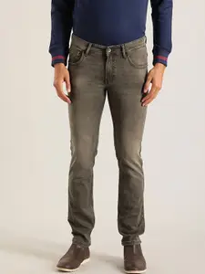 Indian Terrain Men Tapered Fit Clean Look Whiskers Stretchable Jeans