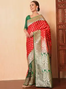 Chhabra 555 Paisley Woven Design Art Silk Zari Kanjeevaram Saree