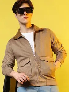 Campus Sutra Windcheater Cotton Bomber Jacket