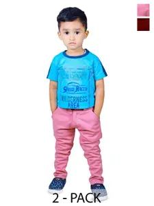 BAESD Boys Pack Of 2 Slim Fit Easy Wash Chinos Trousers