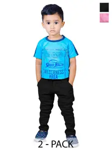 BAESD Boys Pack Of 2 Slim Fit Easy Wash Trousers