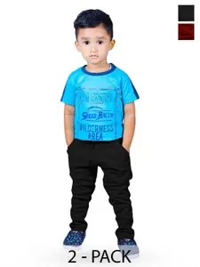 BAESD Boys Pack Of 2 Slim Fit Easy Wash Chinos Trousers