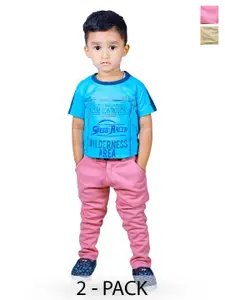 BAESD Boys Pack of 2 Slim Fit Easy Wash Trousers