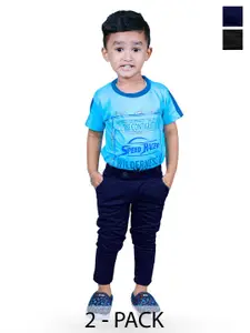 BAESD Boys Pack of 2 Slim Fit Easy Wash Trousers