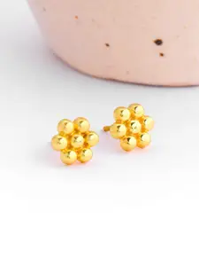 GIVA 925 Sterling Silver Gold-Plated Studs Earrings