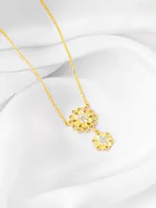 GIVA Gold-Plated Necklace