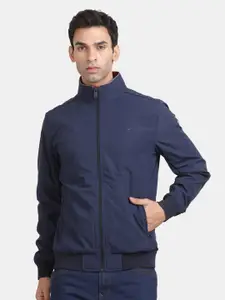 t-base Mock Collar Lightweight Bomber Jacket