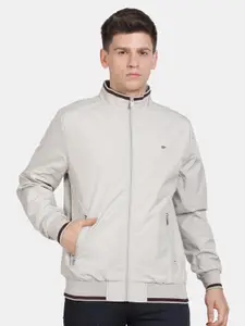 t-base Mock Collar Lightweight Bomber Jacket