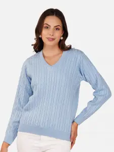JoE Hazel Cable Knit Acrylic Pullover