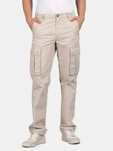 t-base Men Mid-Rise Pure Cotton Cargos Trouser