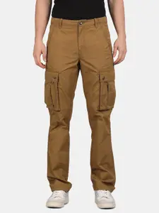 t-base Men Mid-Rise Pure Cotton Cargos Trouser