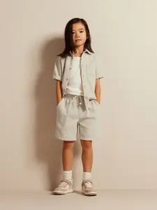 H&M Boys Crinkled Cotton Shorts
